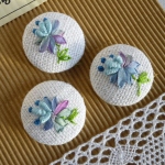 Hand Embroidered Buttons